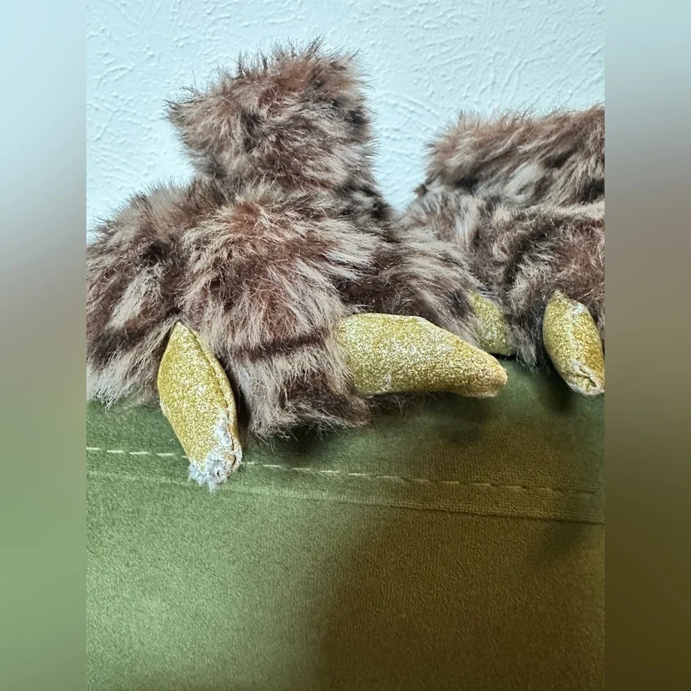 J. Crew Crewcuts Kids Monster Leopard Print Slippers